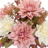 15" Blush & Cream Mixed Dahlia Bush by Ashland®