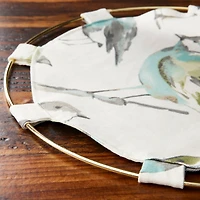 Macramé Brass Ring by Loops & Threads