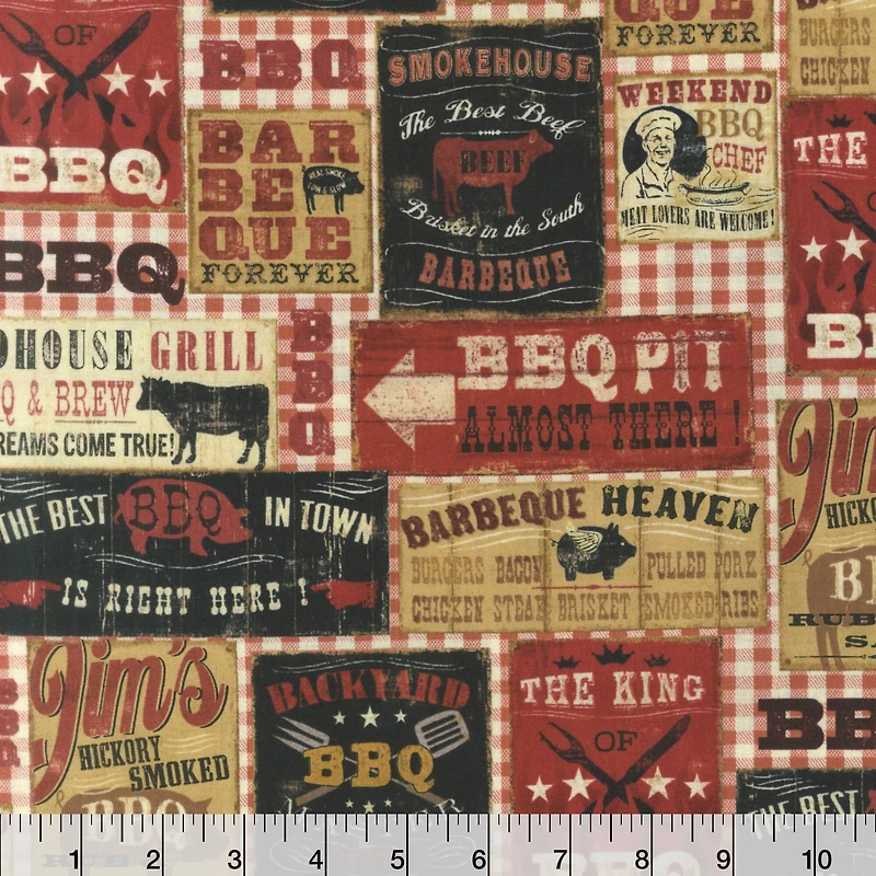 Robert Kaufman BBQ Cotton Fabric