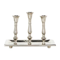 Aluminum Candle Candelabra with Candle Plate