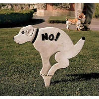 Design Toscano 20" No Pausing Pooch Lawn Stake Sign
