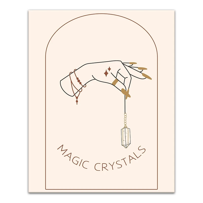 Magic Crystals 8 24" x 30" Canvas Wall Art