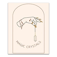 Magic Crystals 8 24" x 30" Canvas Wall Art