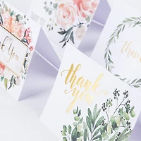 Floral Thank You Cards & Envelopes by Recollections™, 4.25" x 5.5"