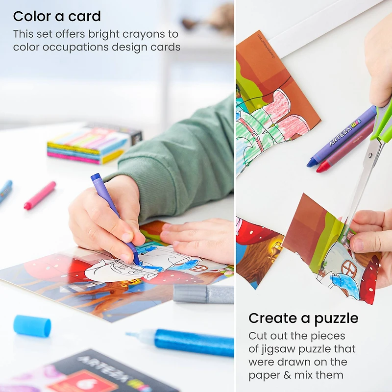 Arteza® Kids Magical Creatures Jigsaw Puzzle Set, 32 pcs