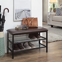 SunnyPoint Shoe Rack with Bench