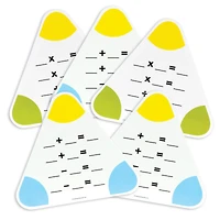 Learning Resources Write & Wipe Fact Family Boards, 2 Packs of 5