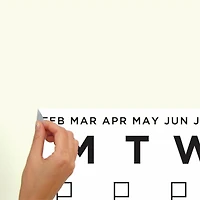 RoomMates Dry Erase Calendar Peel & Stick Giant Decal Set
