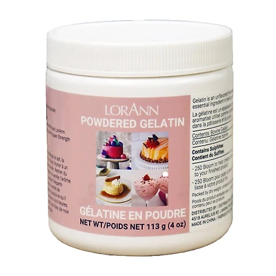 LorAnn Powdered Gelatin, 4oz.