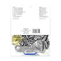 10ft. Black, White, Gray & Gold Balloon Garland by Celebrate It™