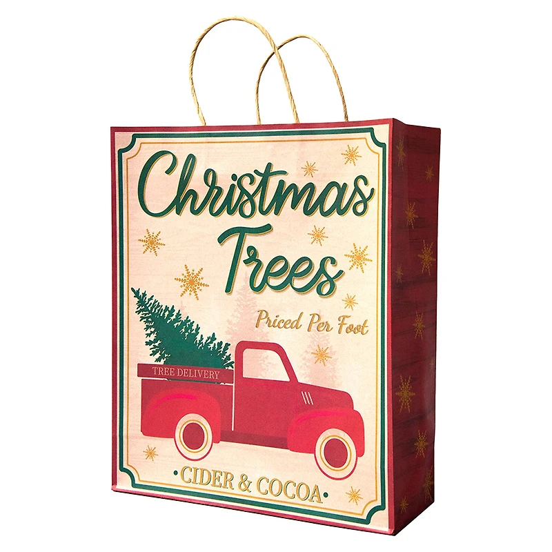 Pack of 12 Assorted Large Christmas Gift Bags with Handle