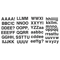 RoomMates Black Sans Serif Alphabet Peel & Stick Decals