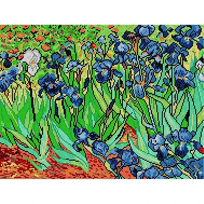 Orchidea Gobelin Canvas For Halfstitch Without Yarn After Vincent Van Gogh