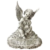 Santa's Workshop 12.5" Welcome Angel Accent