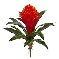 14" Bromeliad Artificial Flower (Set of 8)