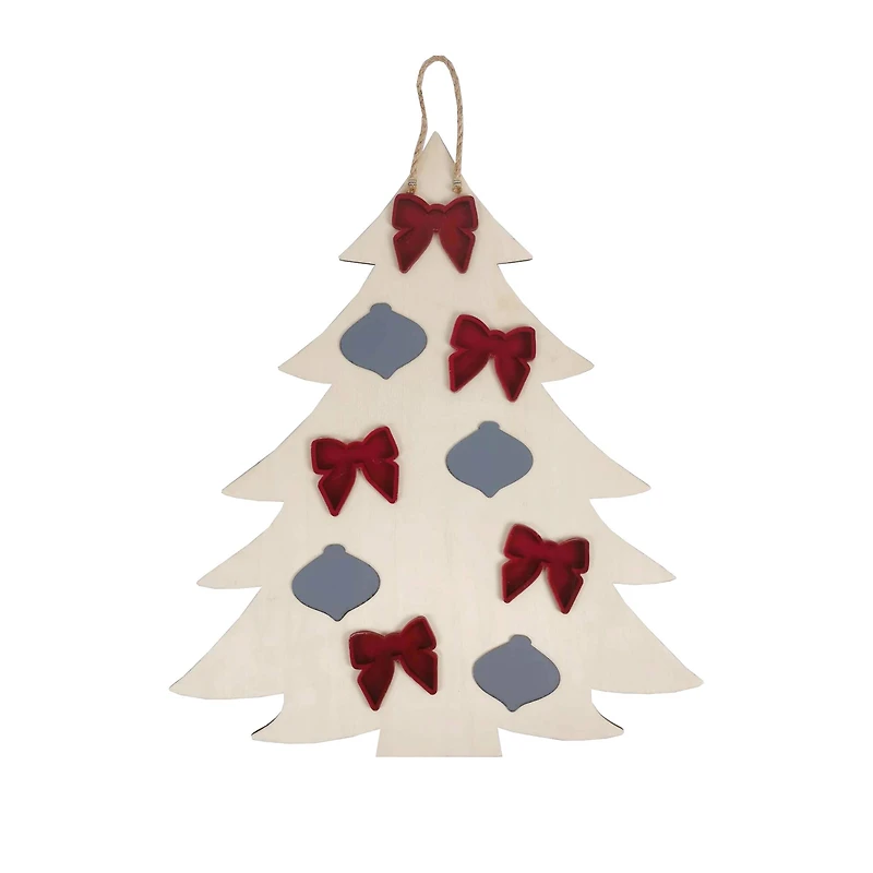 16" Christmas Tree DIY Wood & Acrylic Wall Plaque by Make Market®