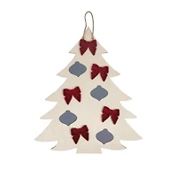 16" Christmas Tree DIY Wood & Acrylic Wall Plaque by Make Market®
