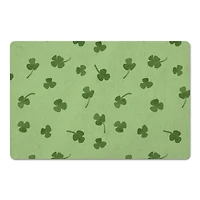 Dainty Shamrock Pattern 18" x 27" Floor Mat