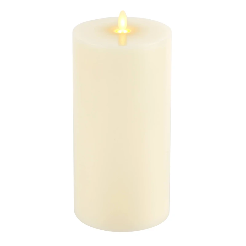 4" x 8" Oscillating Flame LED Pillar Candle by Ashland