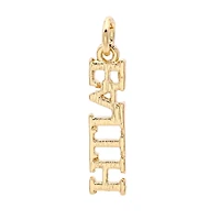 14K Gold Plated Faith Charm by Bead Landing™
