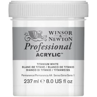 Winsor & Newton® Professional Acrylic Titanium White, 237mL