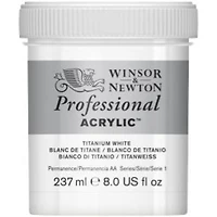 Winsor & Newton® Professional Acrylic Titanium White, 237mL