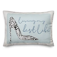 Living My Best Life Throw Pillow