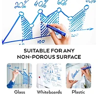 Arteza® Blue Chisel Tip Dry Erase Markers