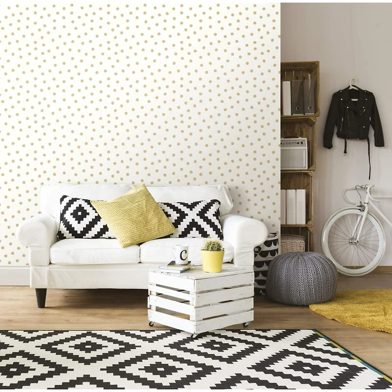 RoomMates Dot Peel & Stick Wallpaper