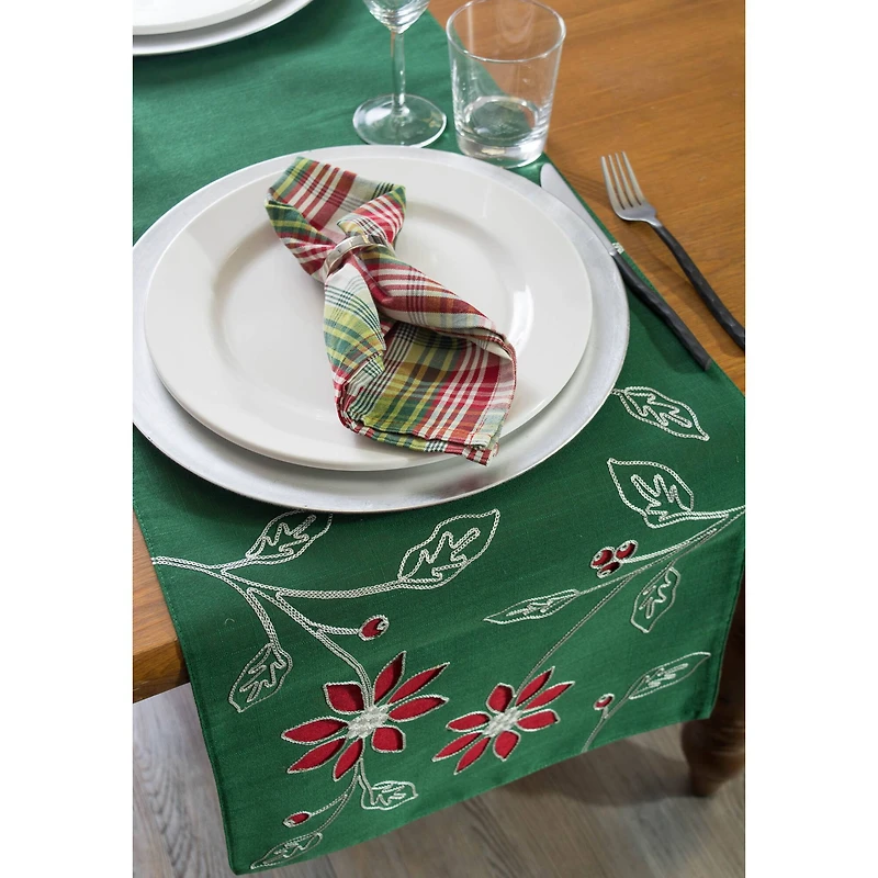 DII® Holly Jolly Plaid Napkin Set, 6ct.