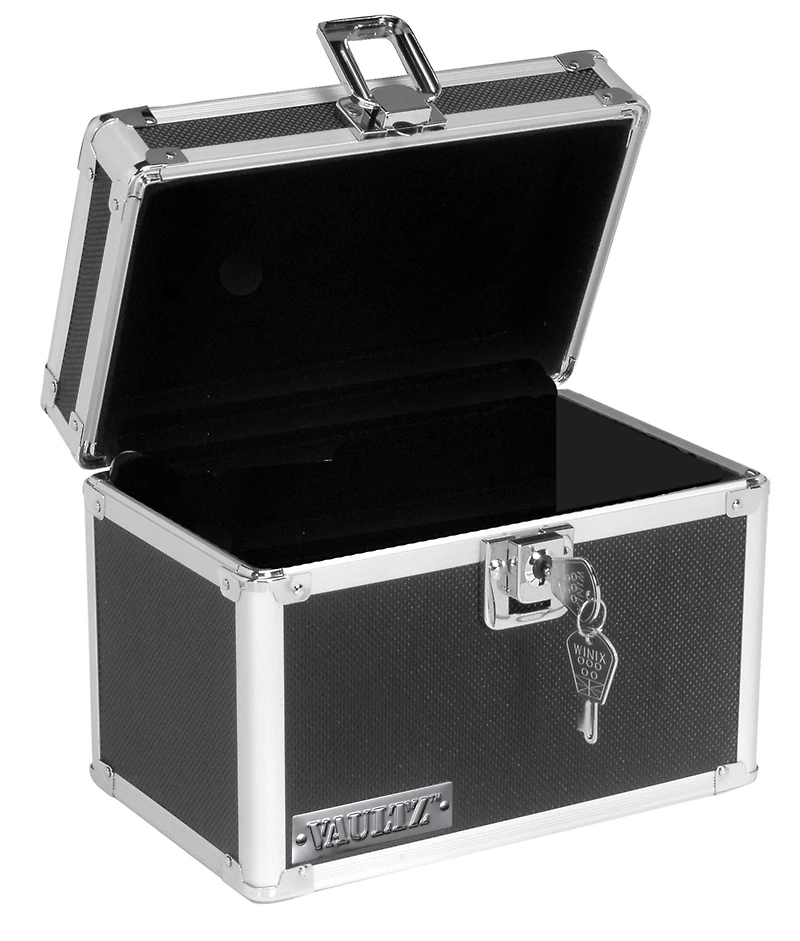 Vaultz Black 4" x 6" Storage Box