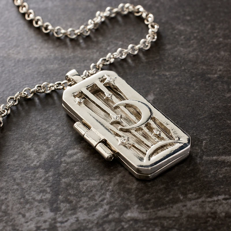 Silver Celestial Rectangle Locket by Bead Landing™