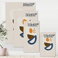 Designart - Abstract Sun Moon Geometric Print I