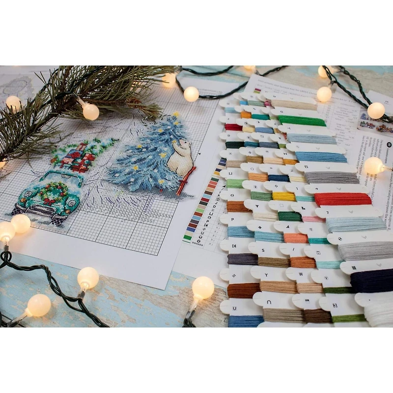 Letistitch Christmas Ornaments Counted Cross Stitch Kit