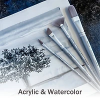 Tribeca Synthetic Short Handle Wash Brush by Artist's Loft