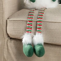 Glitzhome® 21"H Christmas Fabric Yeti Shelf Sitter