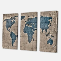 Designart - Ancient Map of The World I