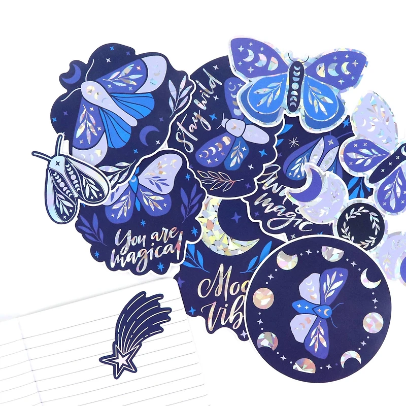 Holographic Mushroom Vinyl Die Cut Stickers by Recollections™