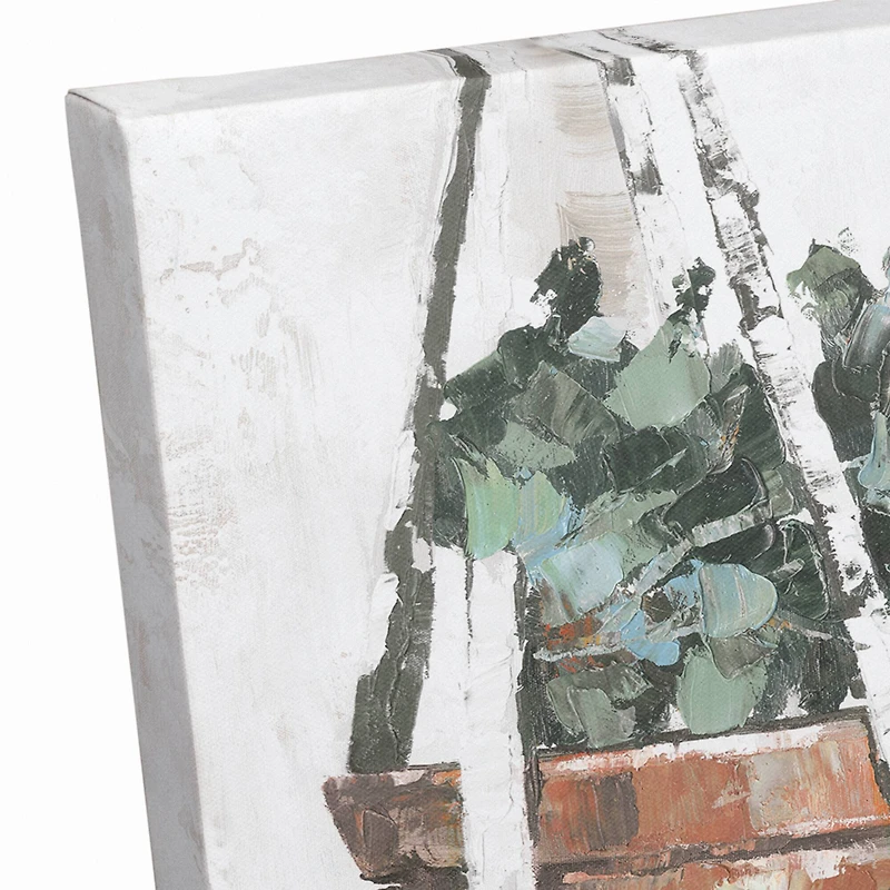 Painted Hanging Plant 12" x 18" Canvas Wall Art