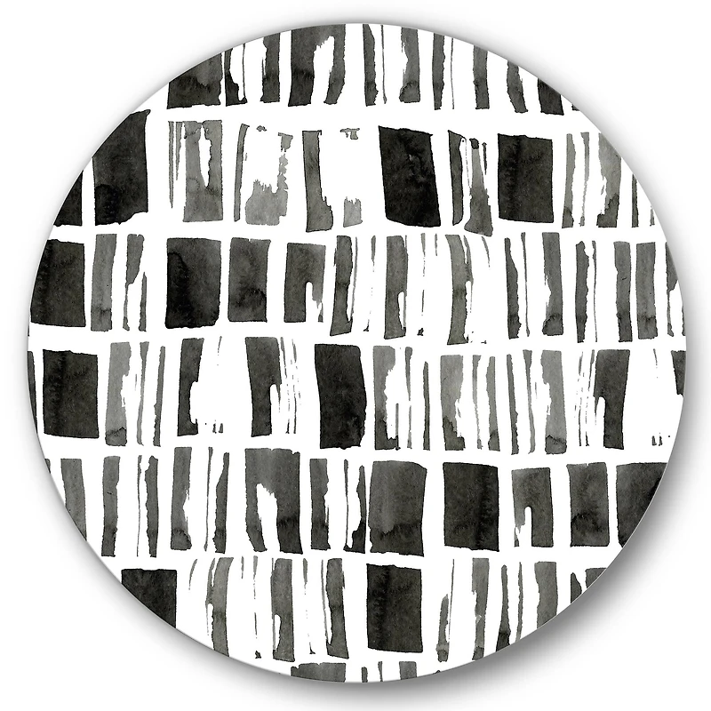 Designart - Abstract Monochrome Bricks