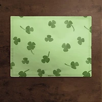 Dainty Shamrock Pattern 14" x 18" Cotton Twill Placemat