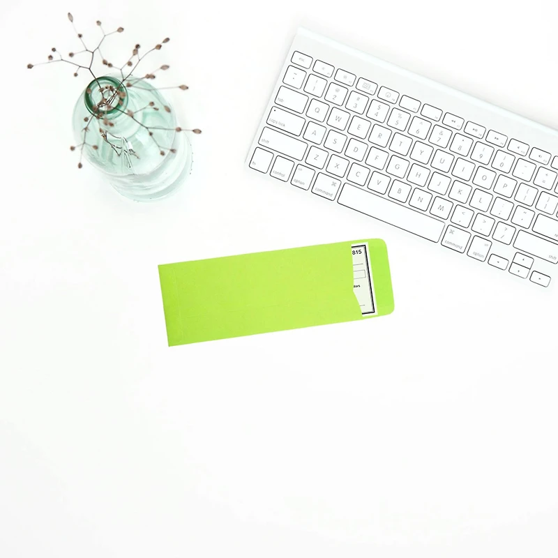 JAM Paper #10 Ultra Lime Green Policy Business Envelopes