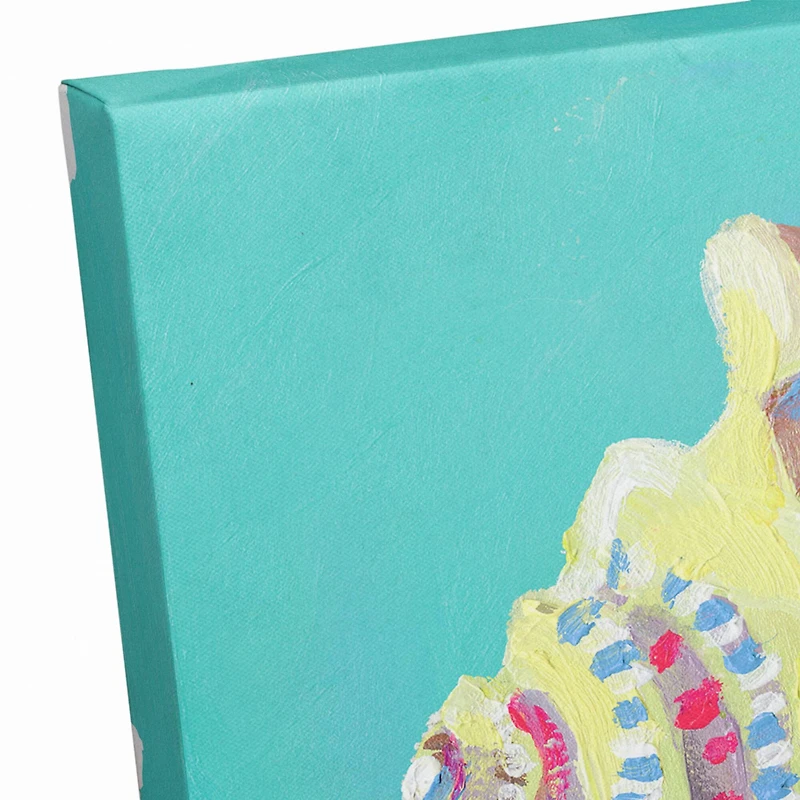 Bright Sea Shell 18" x 12' Canvas Wall Art