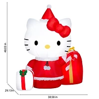 4ft. Airblown® Inflatable Christmas Hello Kitty® with Presents