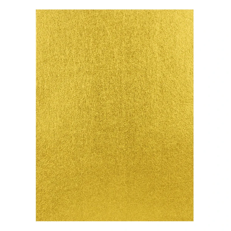 20 Pack: 9" x 12" Metallic Gold Felt by Creatology™