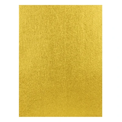 20 Pack: 9" x 12" Metallic Gold Felt by Creatology™