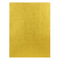 20 Pack: 9" x 12" Metallic Gold Felt by Creatology™