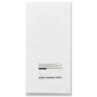 5.5" x 5.5" White Square Card & Envelope Set by Recollections™, 40ct.