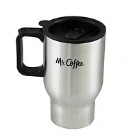 Mr. Coffee Expressway 16oz. Stainless Steel Thermal Travel Mug