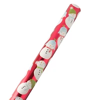 JAM Paper Cozy Snowmen Gift Wrap